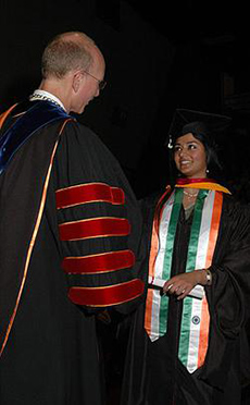 Shromona Pandit for graduation